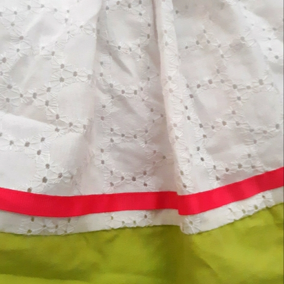 ⚡️3 FOR $25⚡️Vintage Eyelet Dress -Lime Green, Neon Pink - Picture 5 of 7